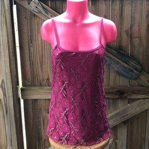 Boutique Essentials Fuchsia Pink Lined Cami